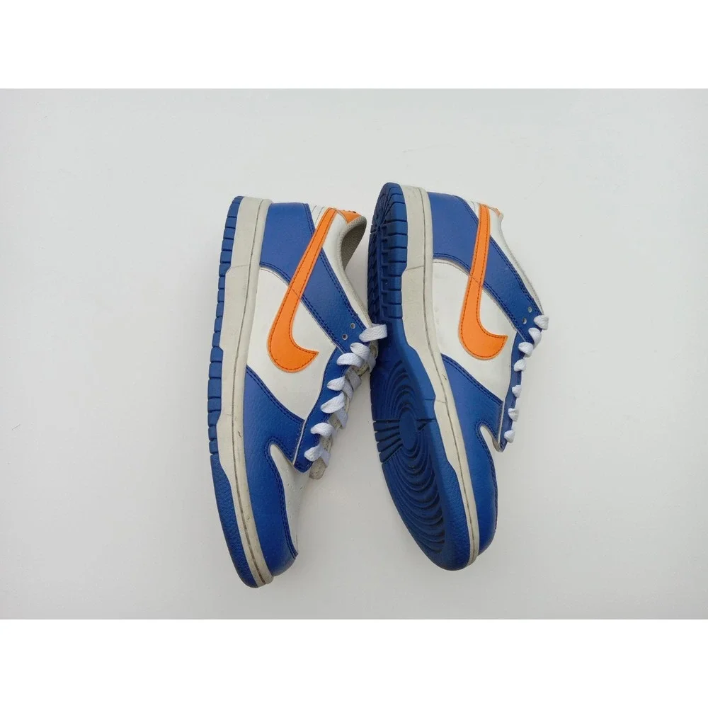 Nike Dunk Low Top GS Youth Blue And Orange Kids Sneakers Shoes Size 6.5 Y
